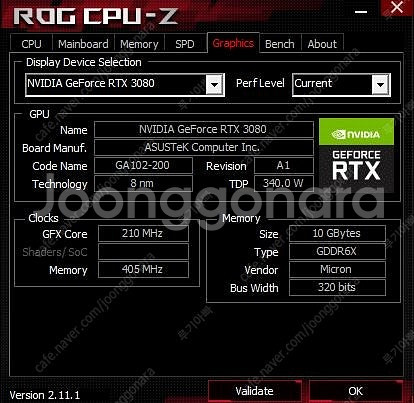 ASUS TUF GAMING 3080 10GB 그래픽카...--8