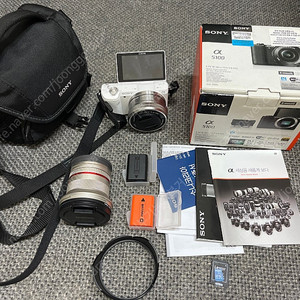 가격 마지막으로 내림 소니 알파 5100 미러리스 카메라 + 삼양12mm 박스 가방 메모리 추가배터리