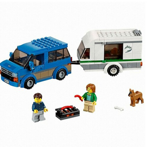60117 레고 시티 밴과 캠핑 트레일러 캠핑카