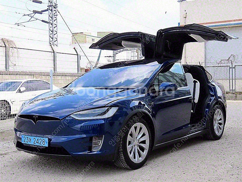테슬라 중고차 모델X 흰색 2019년식 75D 중고자동...--7