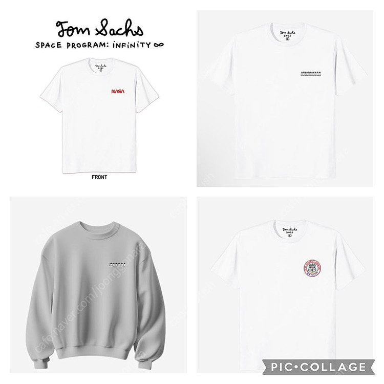 톰삭스 Tom Sachs 스페이스프로그램 인피니티 티셔츠 스웻셔츠--1