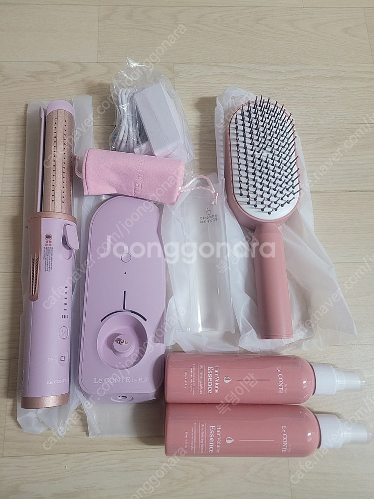 르꽁뜨바이헤어 올인원 에어쿨링 무선 펌고데기--0
