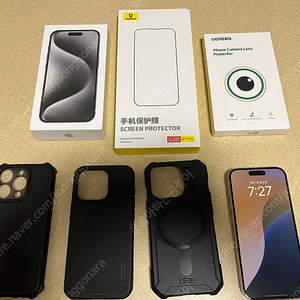 아이폰15프로 화이트 128gb ss급 판매합니다 (배터리 99%, 올해 1월 개봉품)