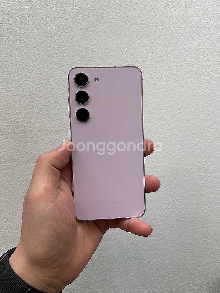 갤럭시S23 라벤더 256GB 무잔상 상태좋은 중고36...--1
