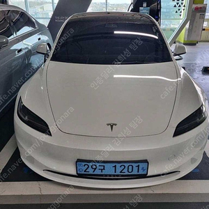 테슬라 중고차 테슬라 모델3 중고차 흰색 2024년식 22,515km 롱 레인지 중고자동차
