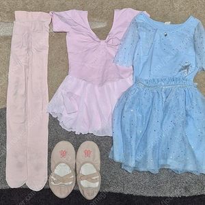 여아 발레복, 발레스타킹,발레슈즈 120~130