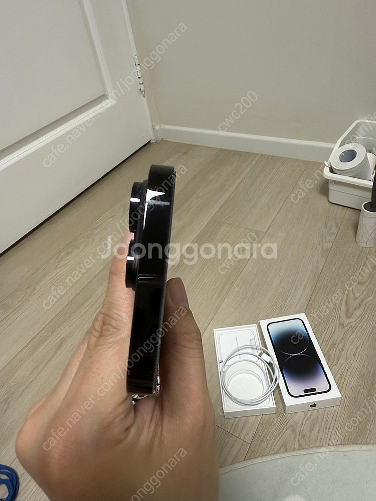 아이폰14프로 블랙 128gb 배터리89%--0