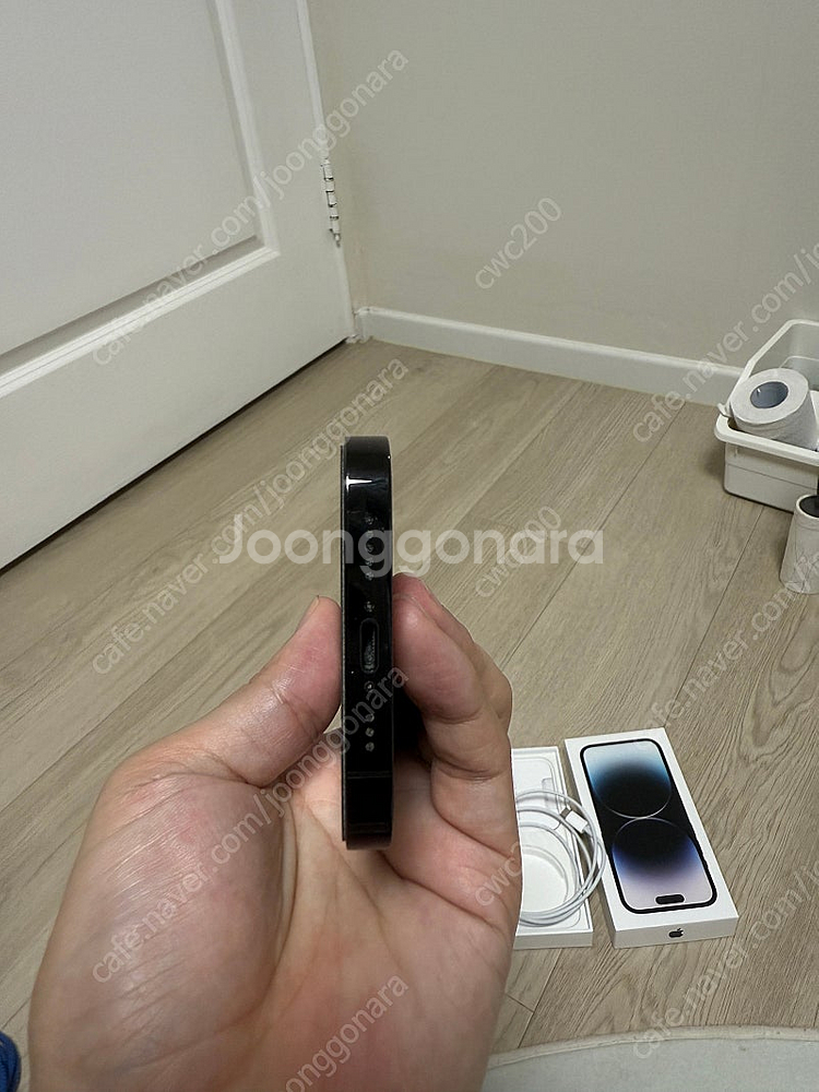 아이폰14프로 블랙 128gb 배터리89%--1
