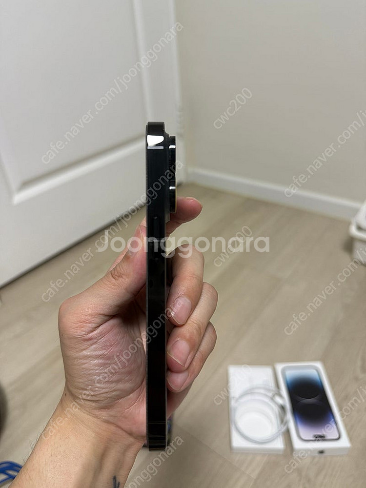 아이폰14프로 블랙 128gb 배터리89%--2