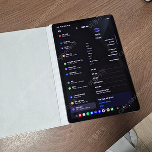 삼성 갤럭시탭 s9 128G 5G + WIFI / 북커버(화이트)