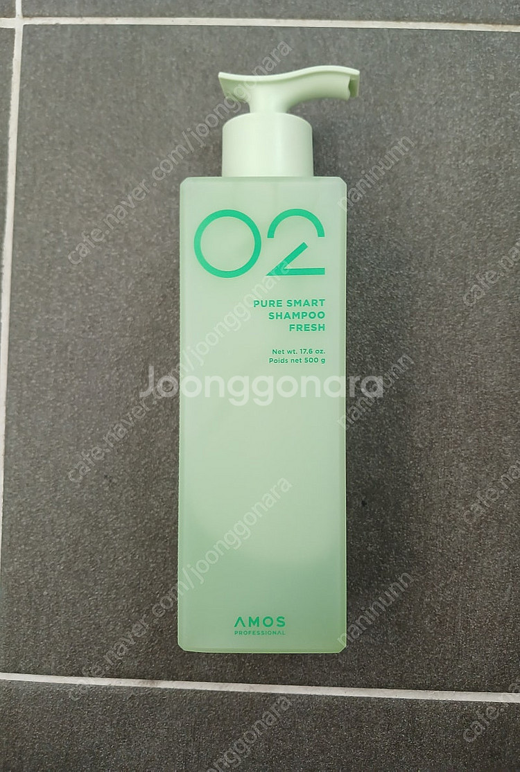 아모스 02퓨어 스마트샴푸 프레쉬 500g--1