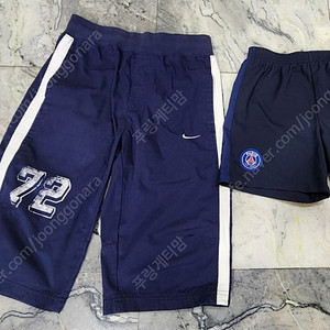 나이키 PSG 트레이닝 반바지와 칠부바지 2개일괄