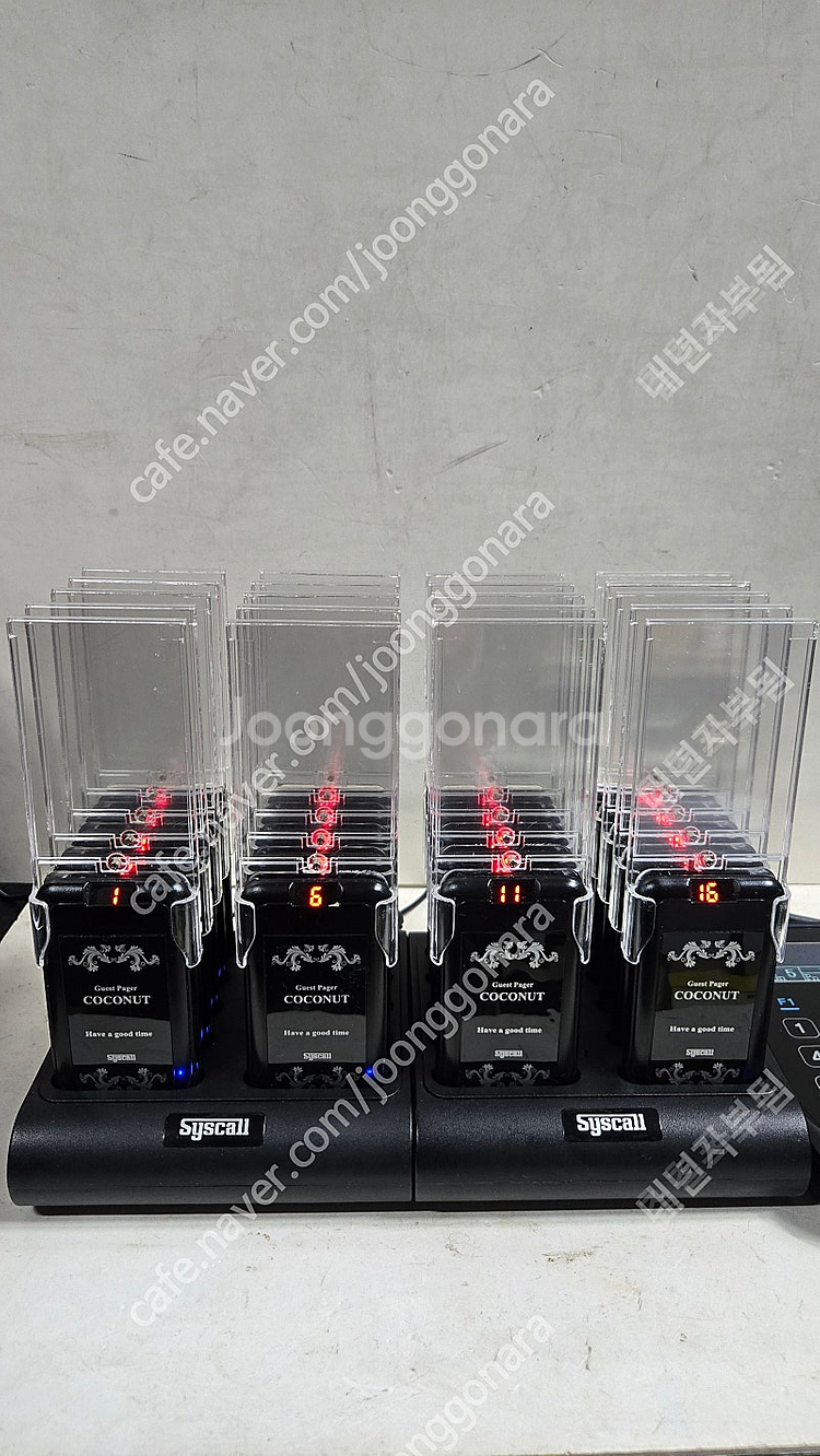 씨스콜 진동벨 GP-200R-20C 세트 팝니다--0