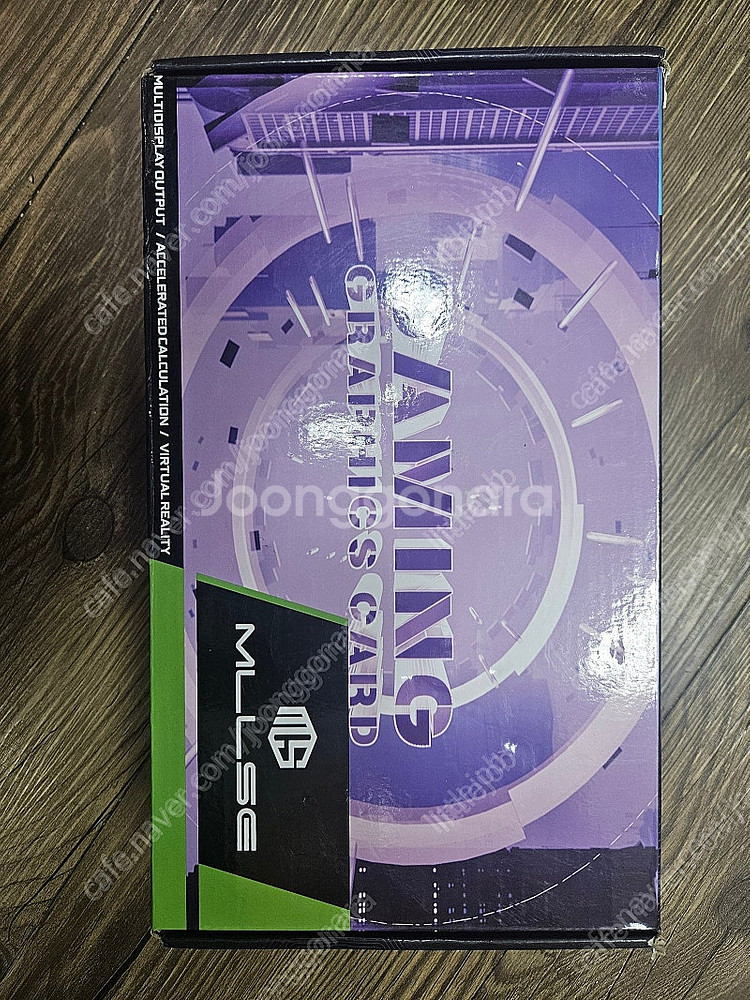 그래픽카드 MLLSE rx580 8G 판매합니다--0