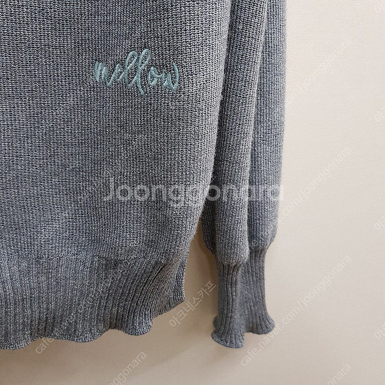 한섬 SJSJ 2021 멜로우 자수 울 브이넥 가디건 ...--5