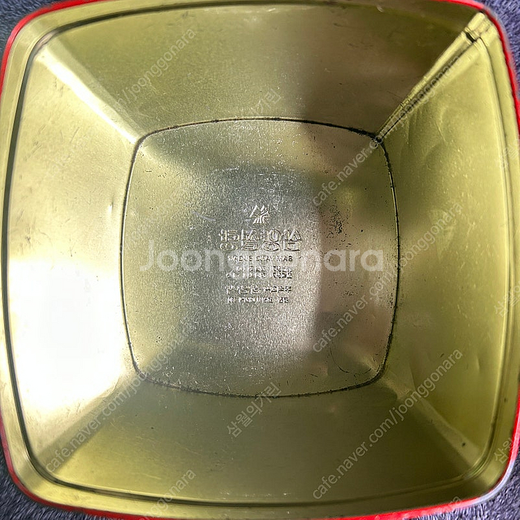 옛날 우리나라 추억의 빈티지 삼양사 삼양설탕 캔 철제통...--4