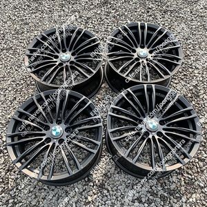 (판매)18인치 BMW 345M 유광블랙 중고휠 한대분 판매합니다