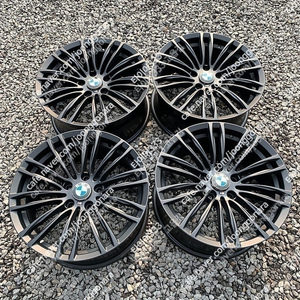 (판매)19인치 BMW 345M 유광블랙 중고휠 한대분 판매합니다