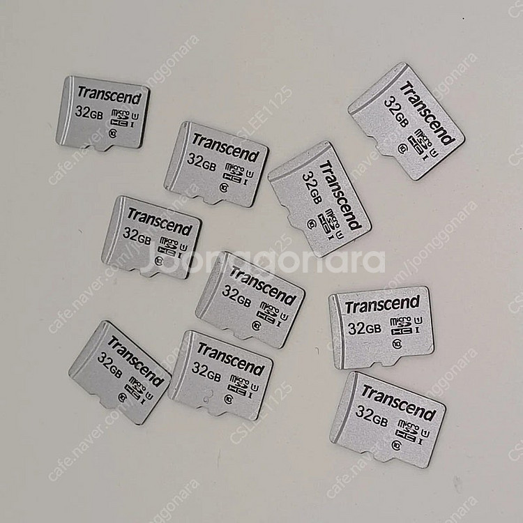 미사용급 트랜센드 32GB 마이크로 SD 카드 10개 ...--0