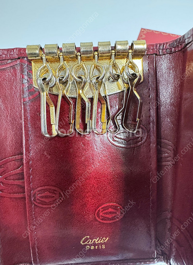 CARTIER 까르띠에 정품 키홀더 빈티지 지갑 키지갑--8