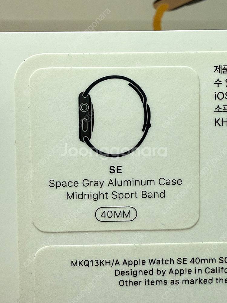 애플워치 se 1세대 40mm 풀박 판매--1