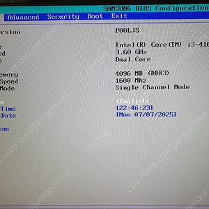 i3 4160, 삼성 h81, 4gb ram