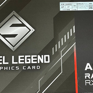 [미개봉 새제품]ASRock 라데온 RX 9070 XT 스틸레전드 DARK D6 16GB 대원씨티에스