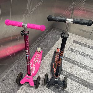 마이크로킥보드 맥시 led 블랙 판매합니다