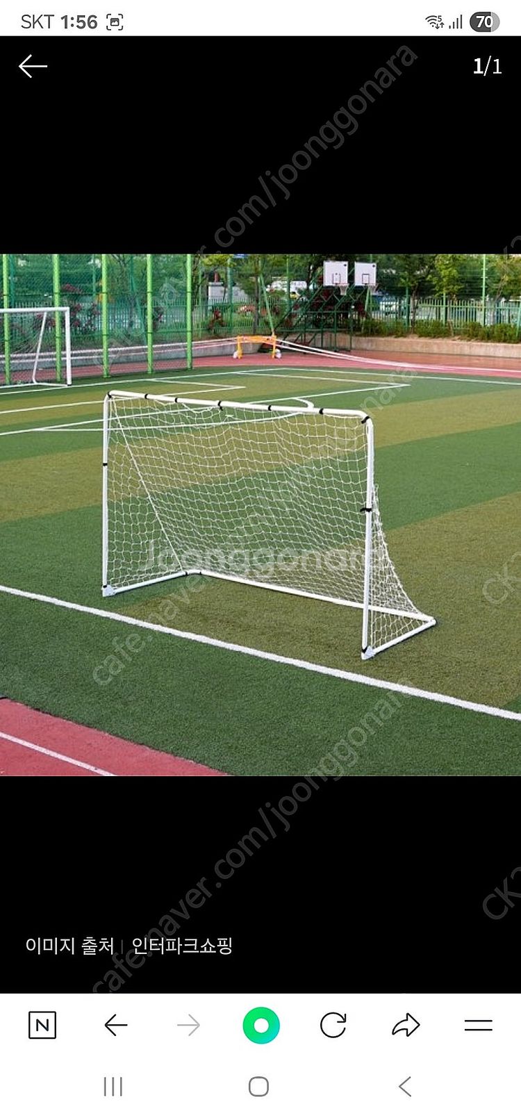 니스포 접이식 축구 풋살 골대(3mX2m) 1개 팝니다...--2