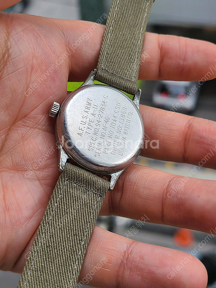 [정품] 부로바 밀리터리 WW2 더티더즌 워치 클래식 빈티지 (Bulova Military Army)--6