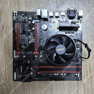 3600X, ab350m Gaming 메인보드