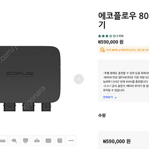 에코플로우 파워뱅크 델타2 맥스+ 800W주행충전기 대용량 고속충전 캠핑용 + 220W 태양광 패널 팝니다.