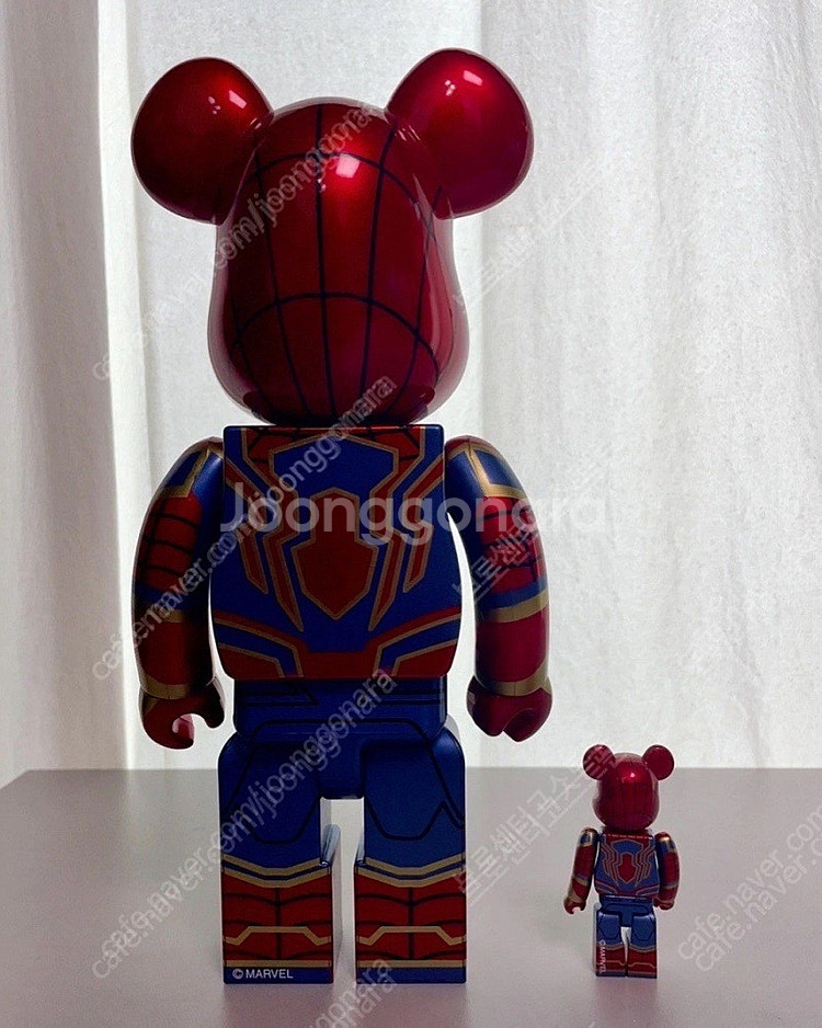 아이언스파이더맨 베어브릭 400% 100%--1