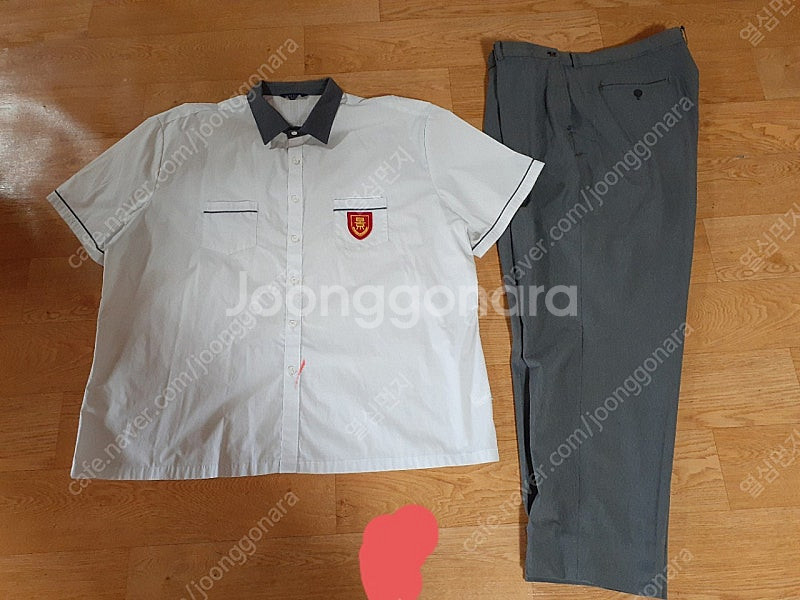 경성고 고등학교 교복 남방.회색 바지 몇번 안이버써요 ...--0