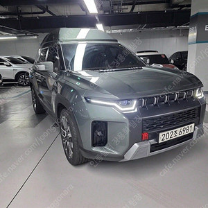 토레스 중고 구매 쌍용 중고차 녹색 2024년식 121km 1.5 GDI-T 4WD T7 당일 즉시 출고가능