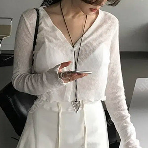 물결여름가디건 (아이보리,블랙)