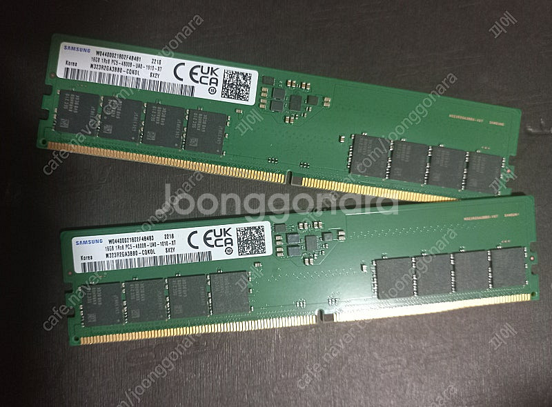 삼성 DDR5 16GB 2개--0
