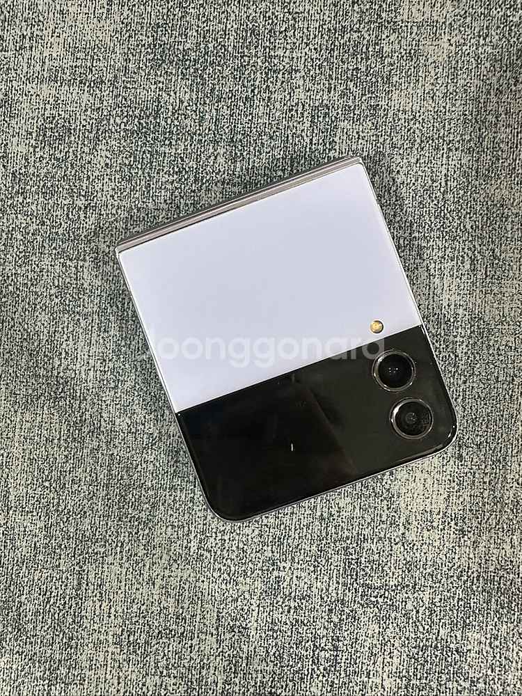 (무잔상 깨끗한폰) 갤럭시Z플립4 512G 블루 22년...--1