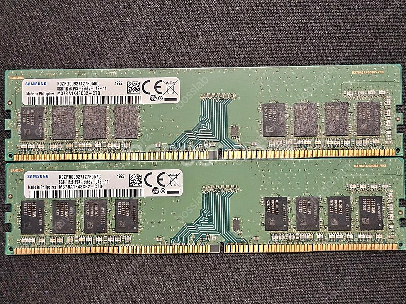 삼성 ddr4 8gb 4개 일괄 택포5.4--1