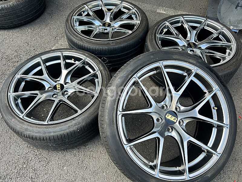 BBS 19인치 CIR 스타일 휠타이어 세트 벤츠 아우...--0