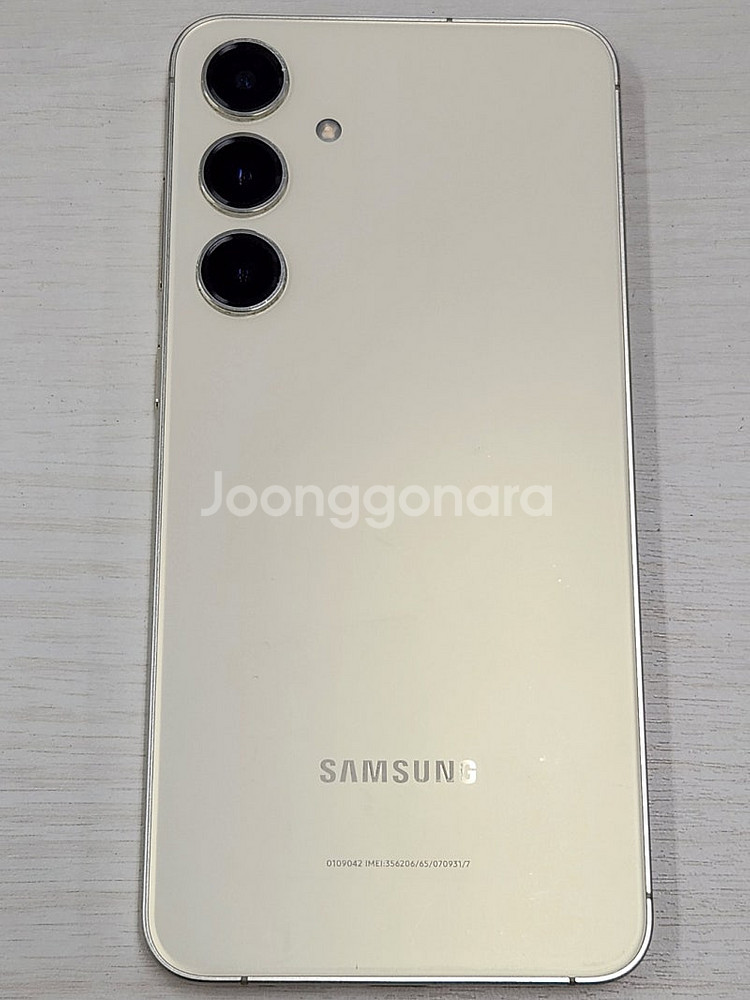 갤럭시 S24플러스 옐로우색상 256용량 상태좋은 무잔...--0