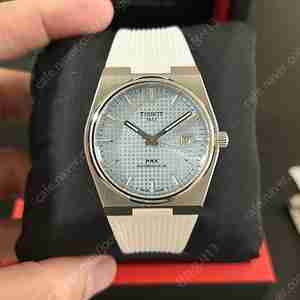 [새상품급] 티쏘 (Tissot) PRX 40 파워매틱 아이스블루 팝니다.