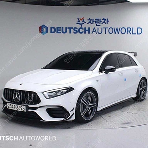 벤츠 A클래스 중고 A클래스 벤츠 중고 흰색 2020년식 41,718km AMG A45 4MATIC+ 해치백 수원중고차
