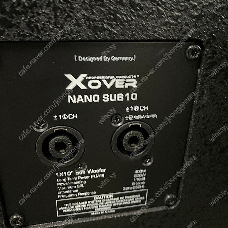 [판매] Xover Nano 3.6 스피커 풀세트 2개 (서브우퍼+기둥 포함) 이미지