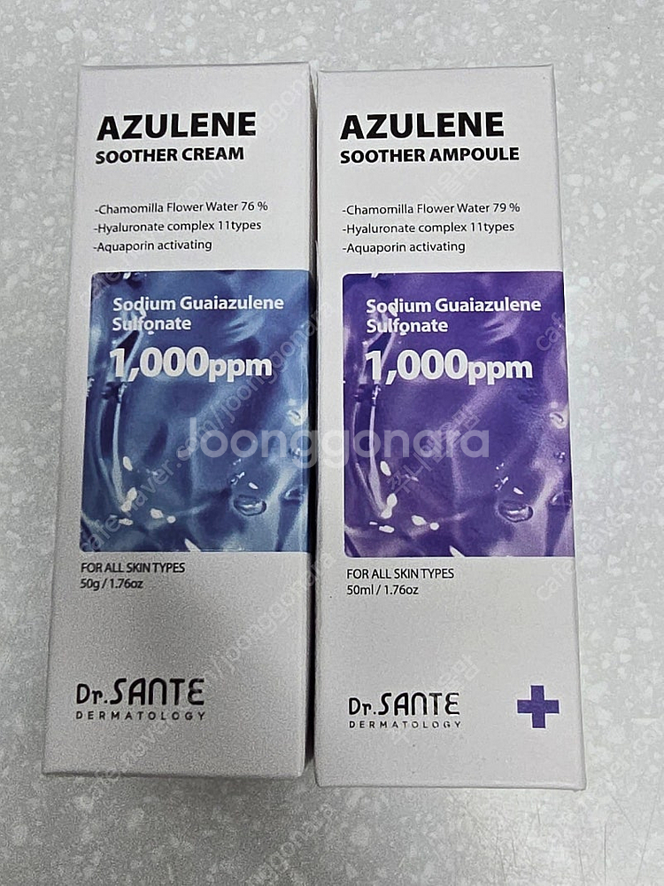 닥터상떼 아줄렌 수더 앰플, 수더 크림 (50ml) 100ml️ 50ml️--0