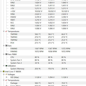 i7-9800x x299 반본체 판매합니다