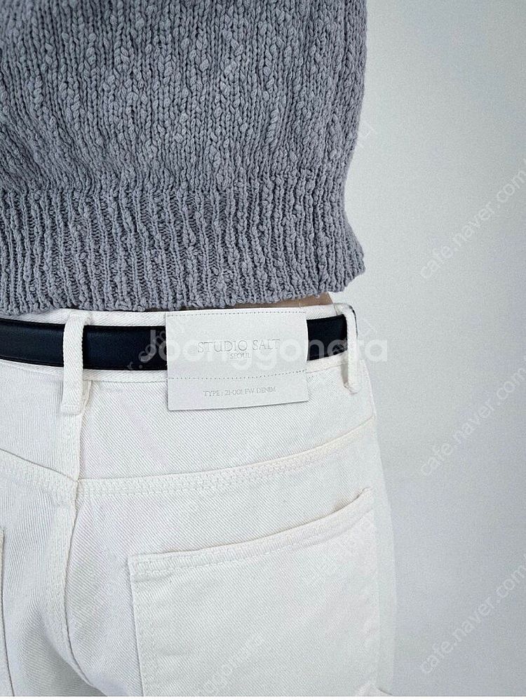 스튜디오솔트 화이트 카펜터데님S새상품CARPENTER ...--3