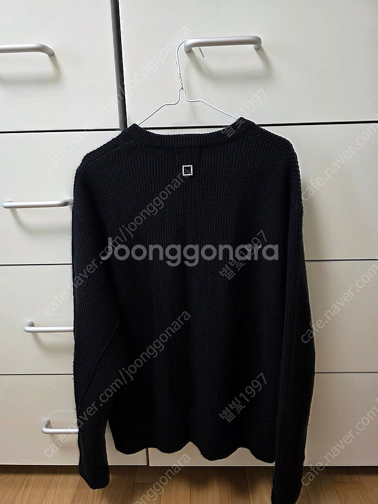 우영미 가디건 46사이즈 블랙--1