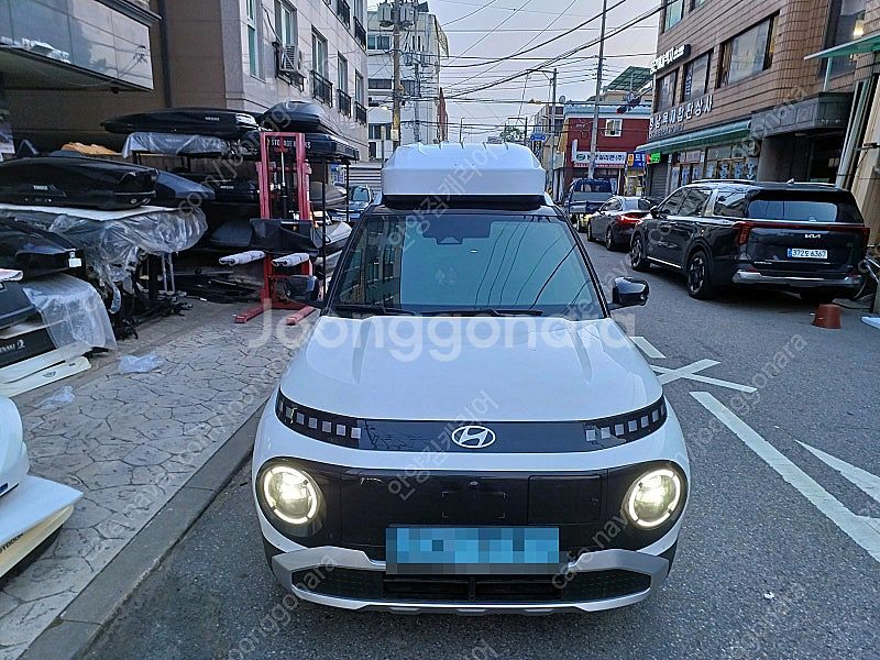 지붕위 밀착형 코토 일체형루프박스 어닝,윈드가드 당일재...--7