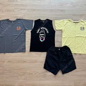 [HIRO] 히로 반팔티2 & 나시티 & 화섬팬츠 150사이즈